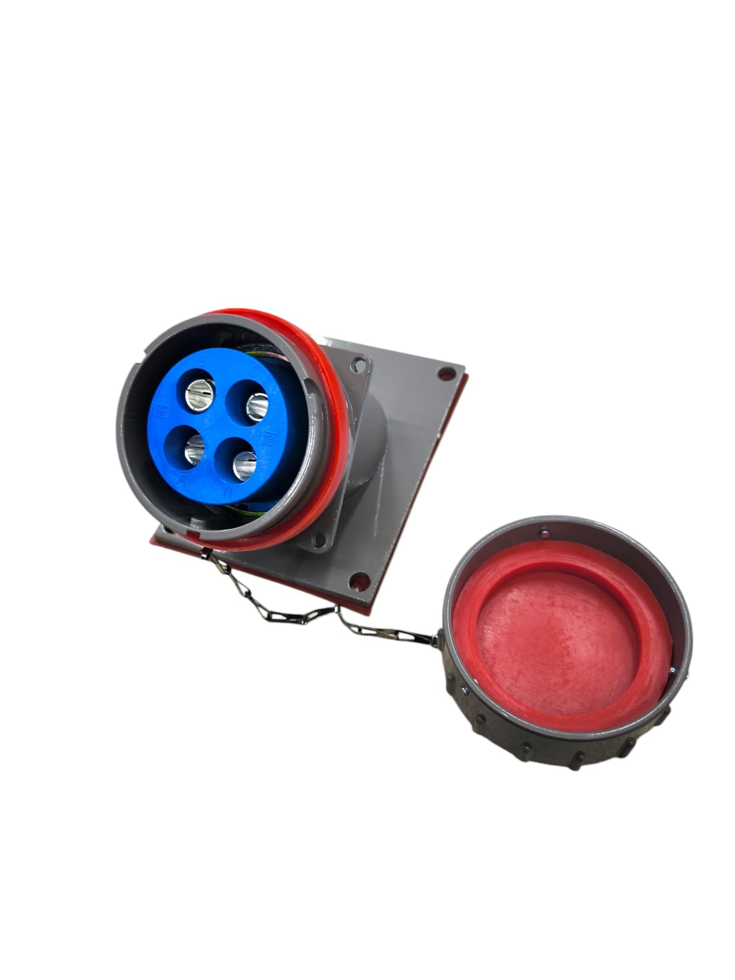Grippes 200A 3P+E Industrial Outlet Chassis Metal Casing Explosion Proof 500V AC IEC