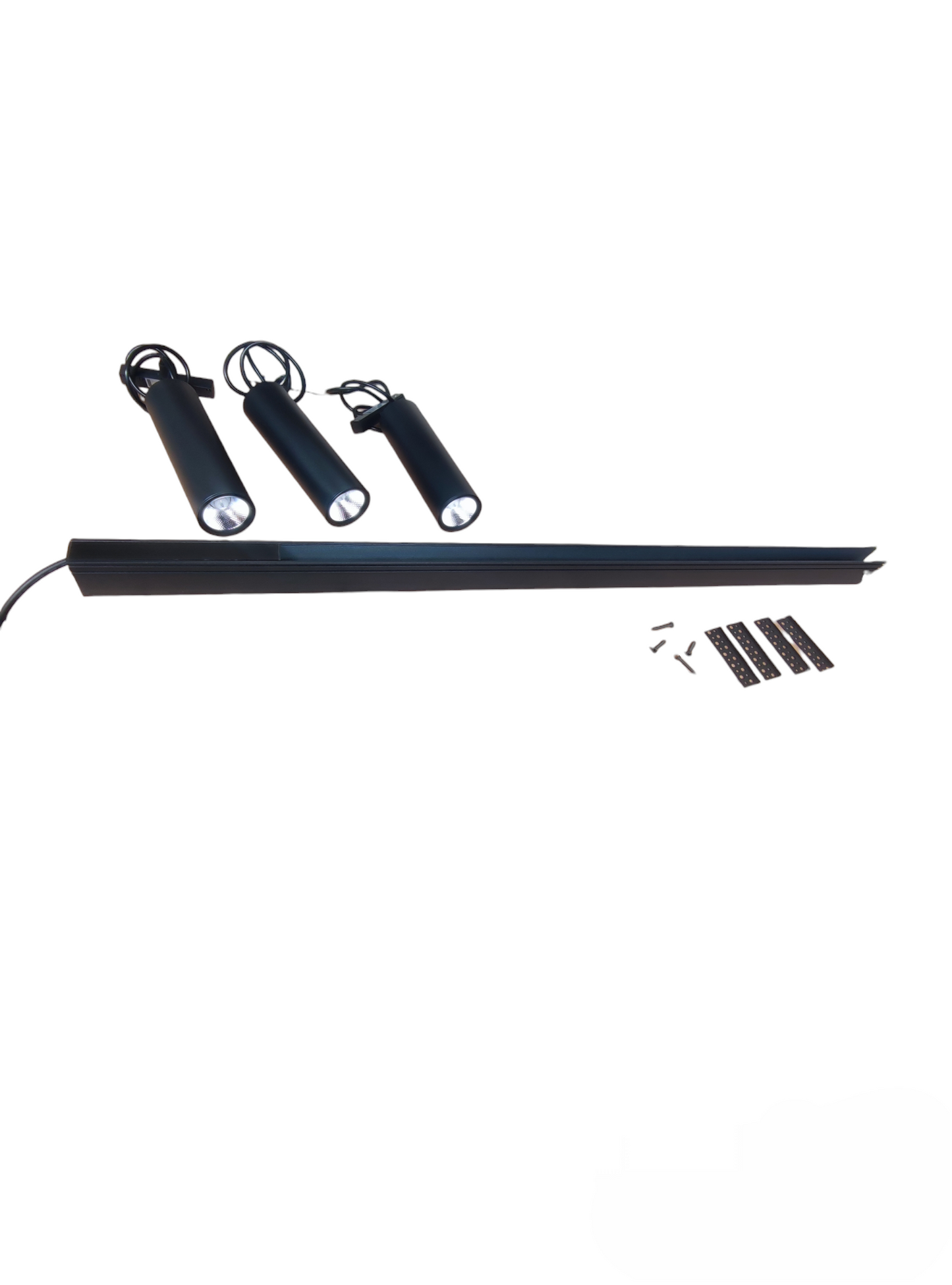 Magnetic Track Light 1 Meter 50mm with 3pcs 6W LED Pendant Track Light 220V Warm White 3000K ( ILLUMIQ TERRA)