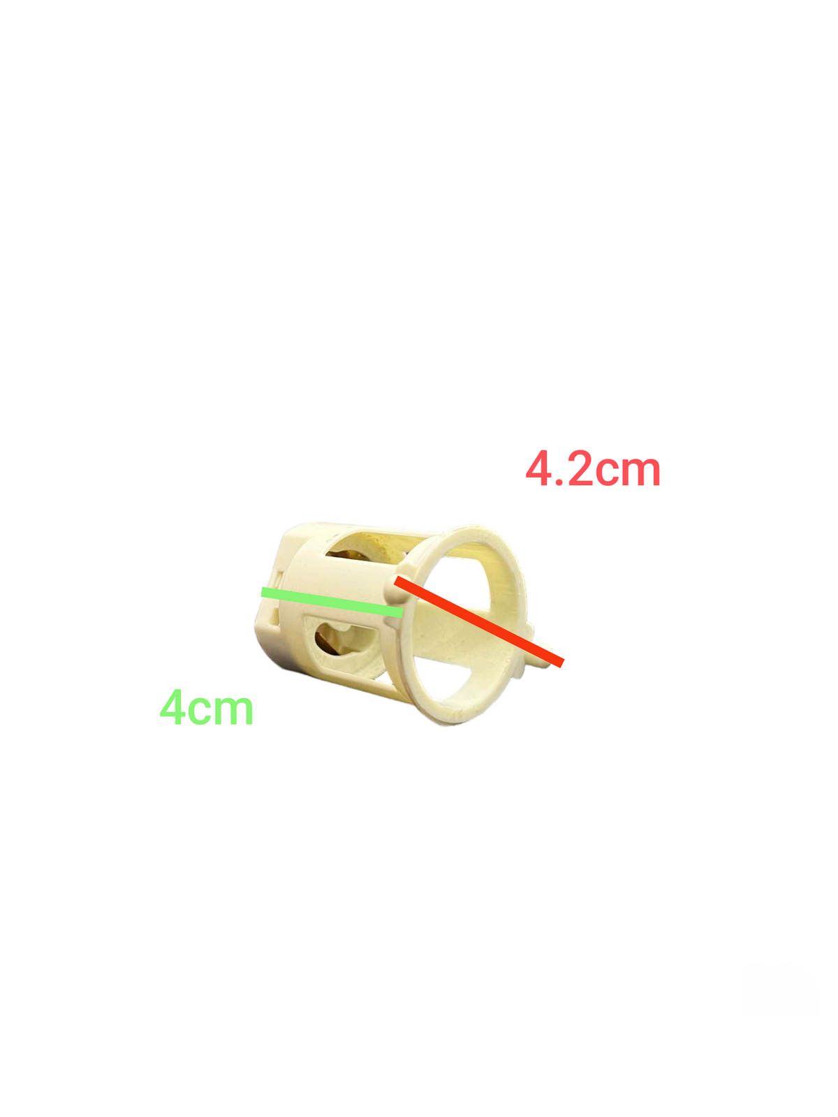 China Starter Holder Flush Type lighting installation accessory with 4.2cm diameter and 4cm length