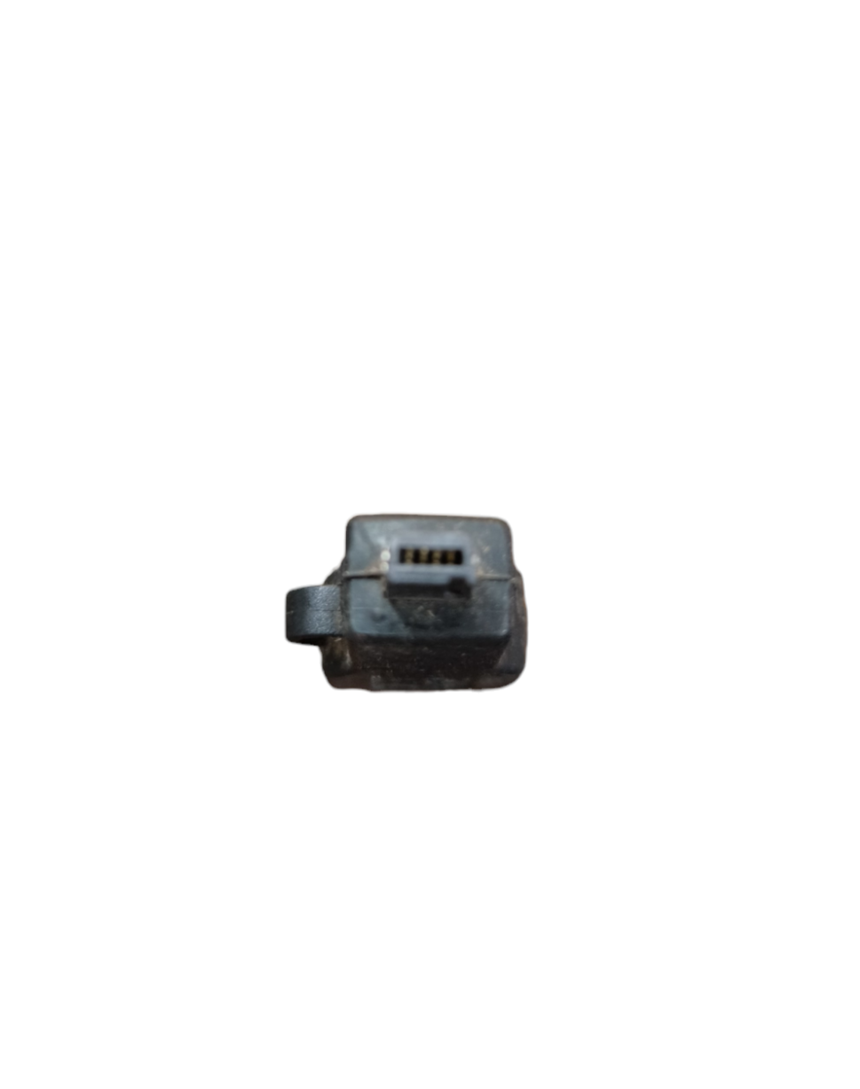 Close-up of China USB Adapter to Mini USB black connector for cables and converters