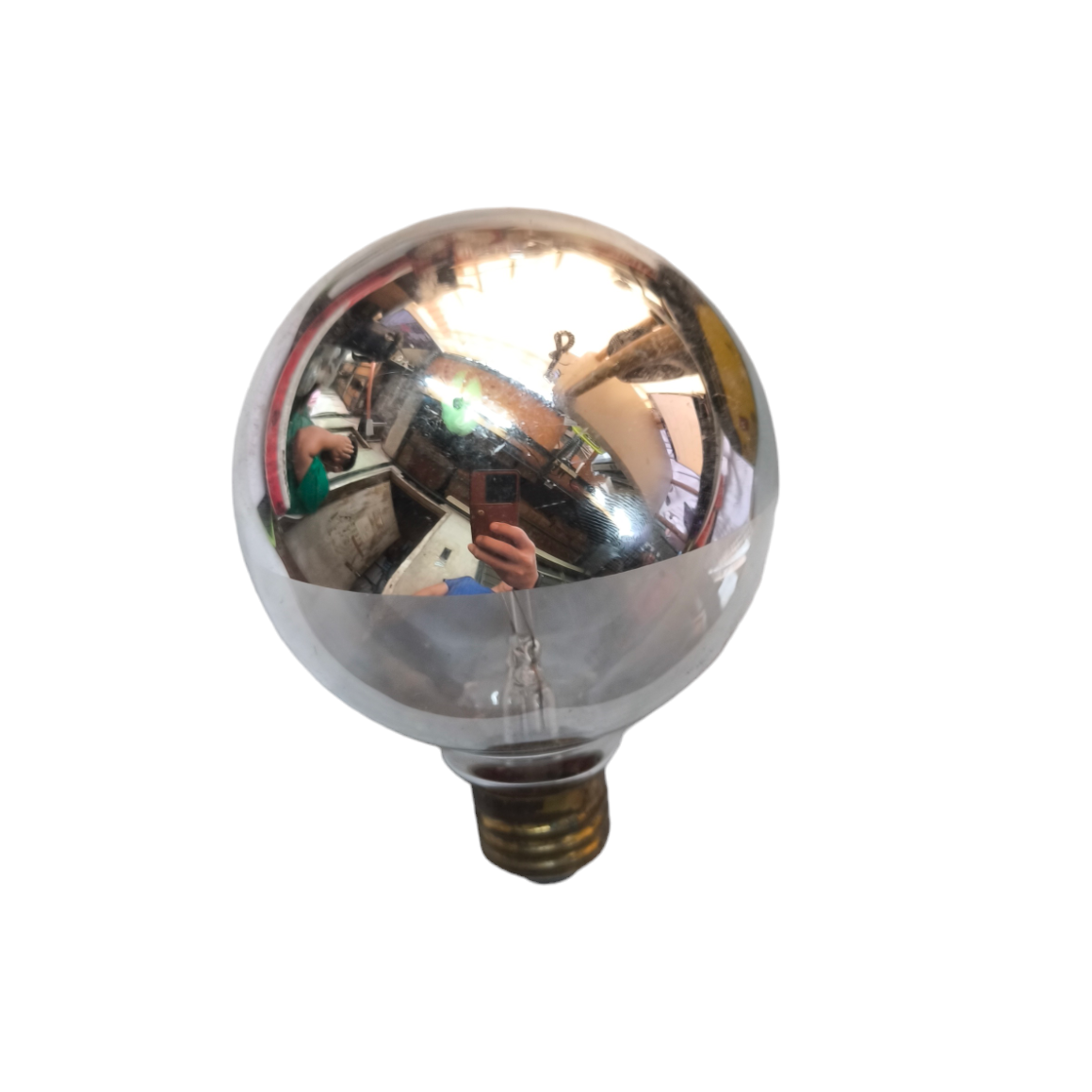 Chiyoda 60W Reflector Bulb 220V incandescent light bulb with reflective silver coating