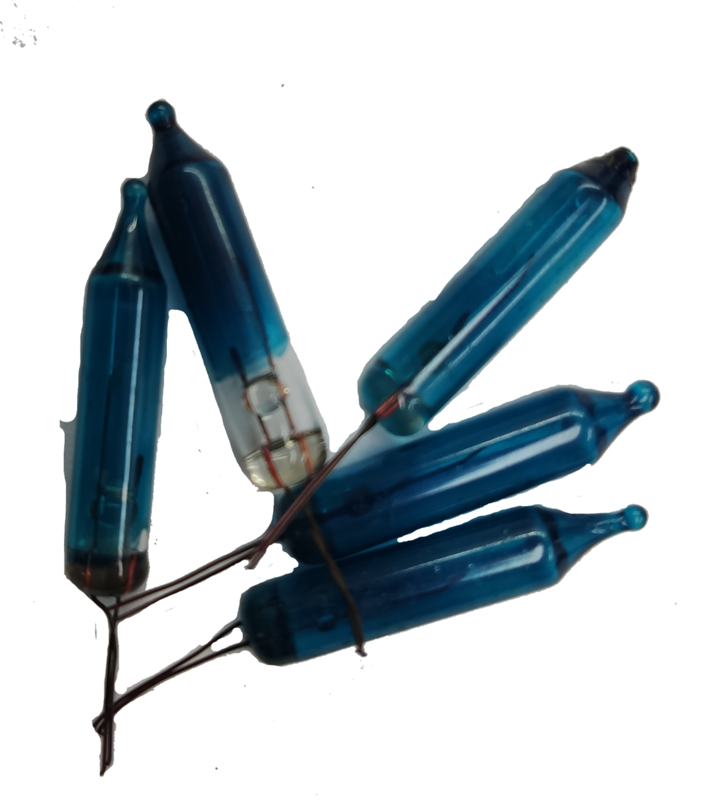 Electx Electrical Supply blue incandescent Christmas light bulbs for holiday decoration