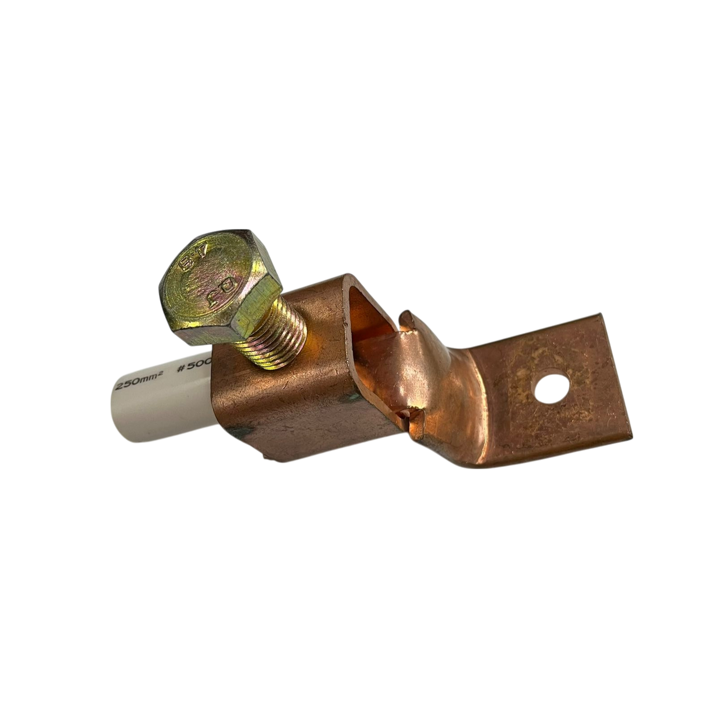 Copper Solderless Terminal Lugs 380mm - 500mm with bolt for electrical circuitry parts