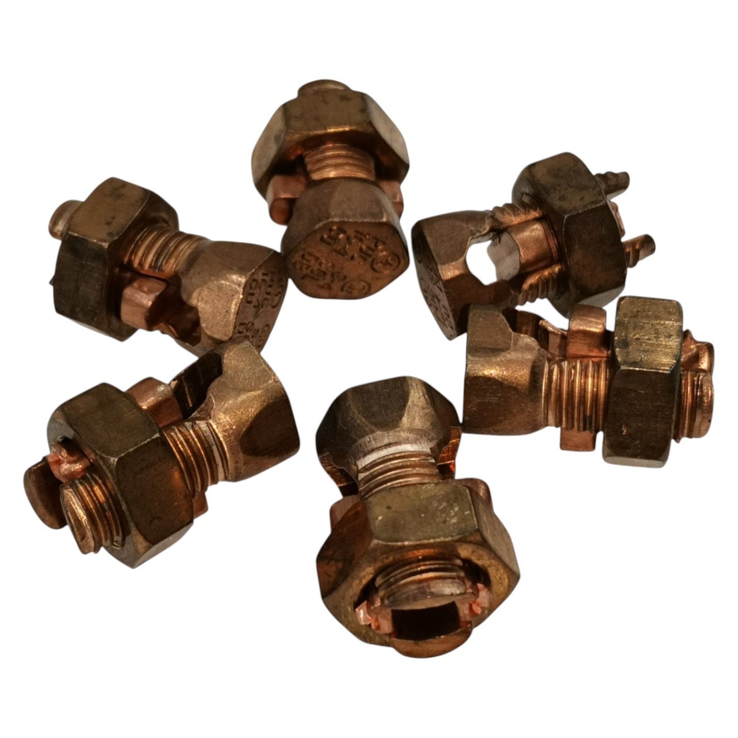 Solderless Connector Single Bolt Wire Size 8.0mm - 22mm Copper S-4 AWG4