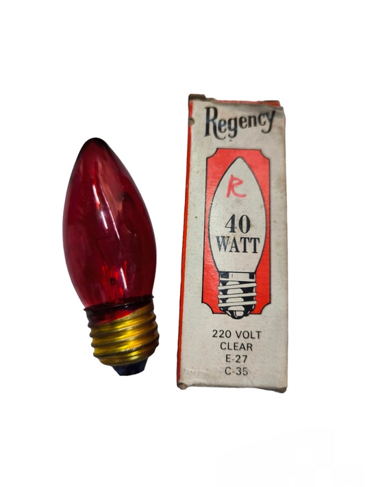 Regency Candle Bulb E27 220V Available in 25W or 40W Clear or Frosted
