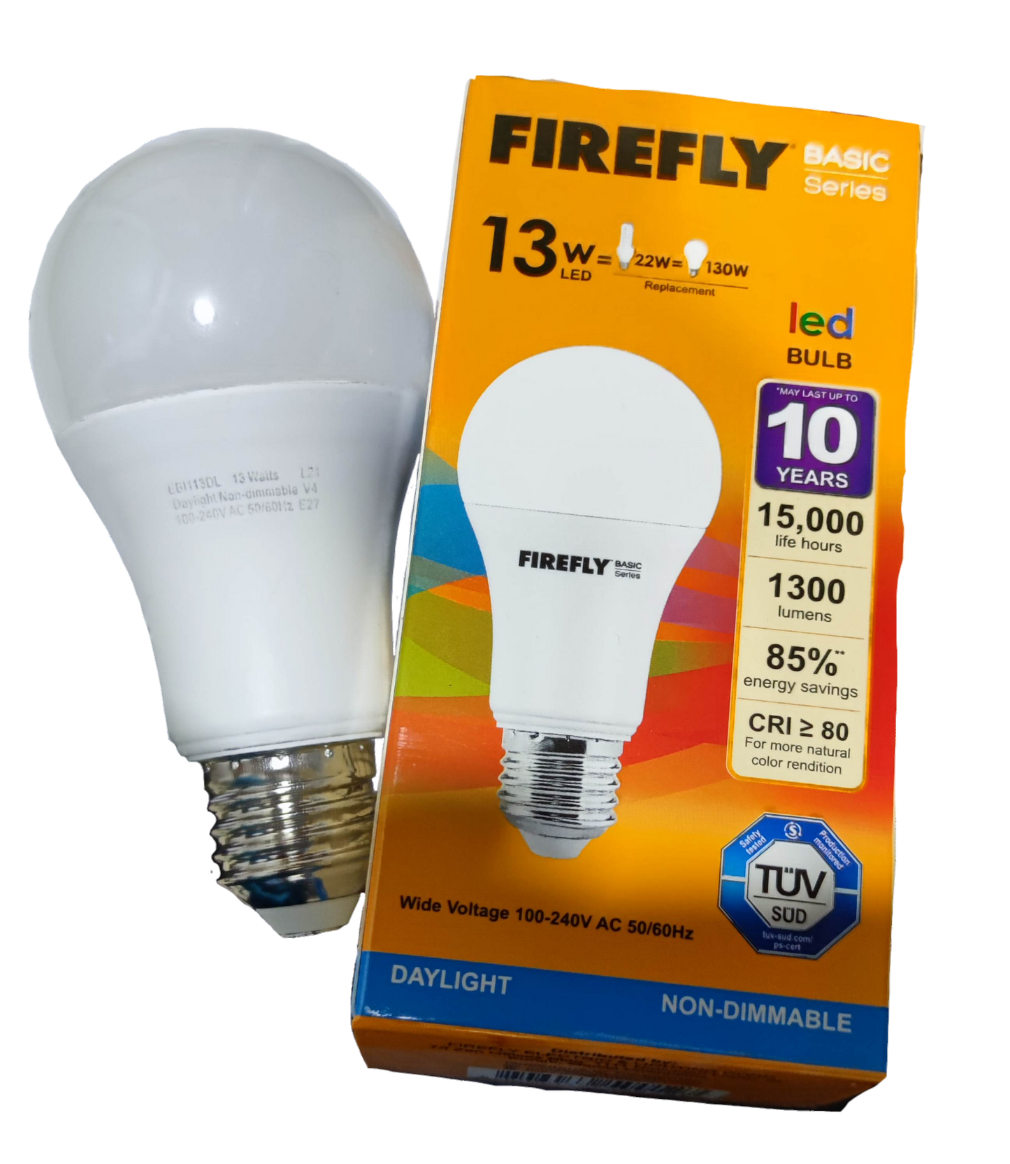 Firefly 13W LED Bulb E27 Daylight 6500K