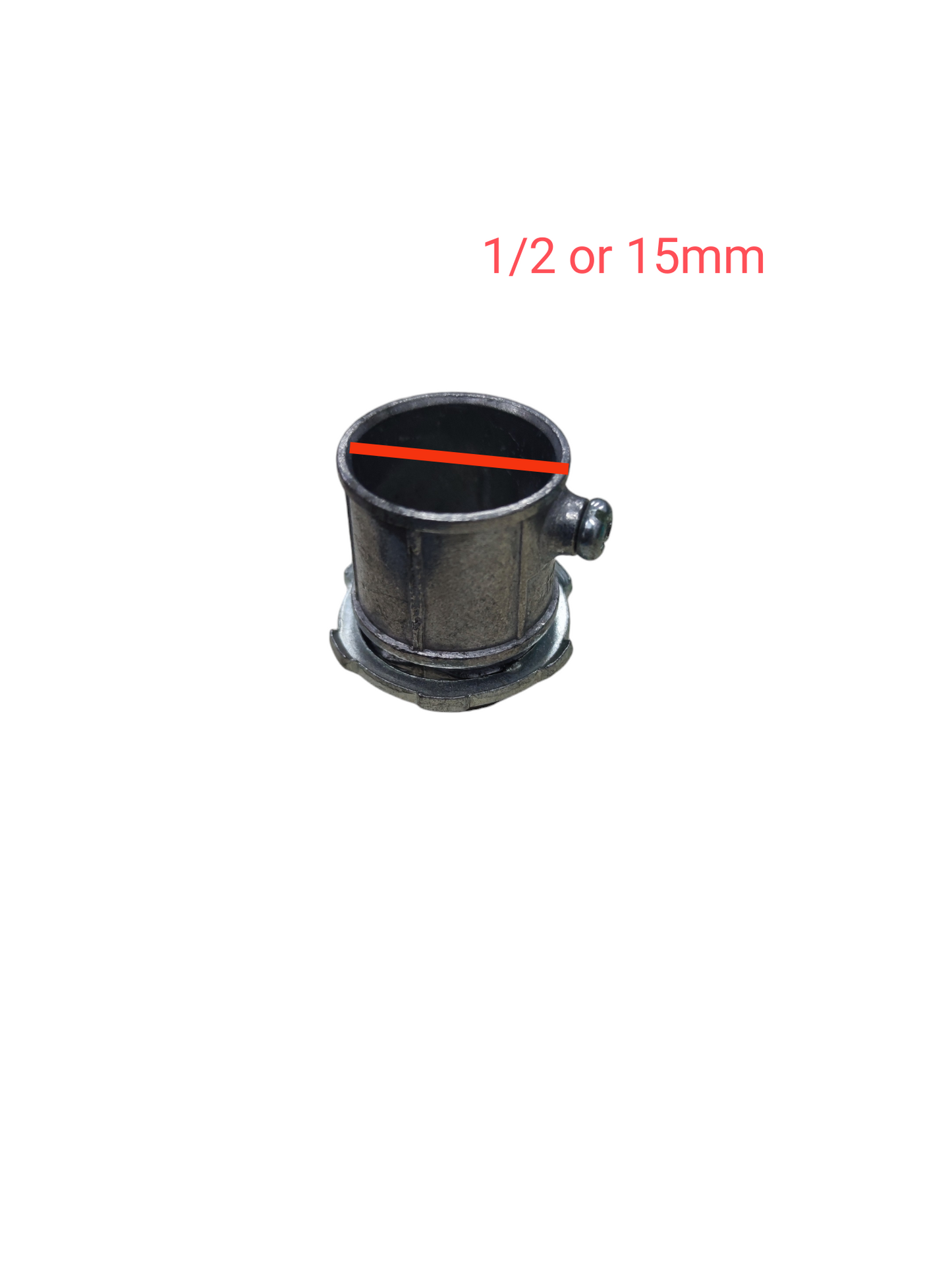 EMT Connector or EMT Adaptor with lock Nut Available in 1/2, 3/4, 1", 1 1/4 1 1/2 or 2"