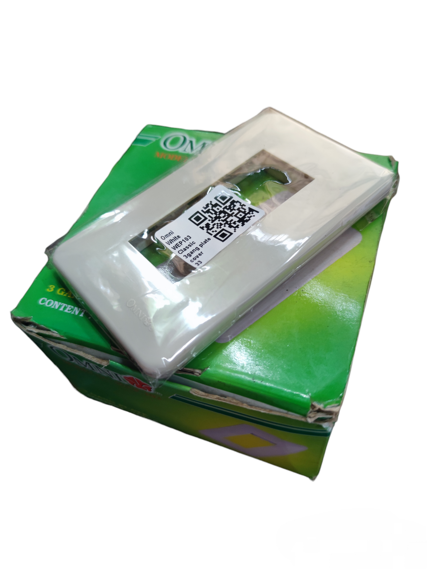 Omni 3 Gang Plate Classic Series 10Pcs