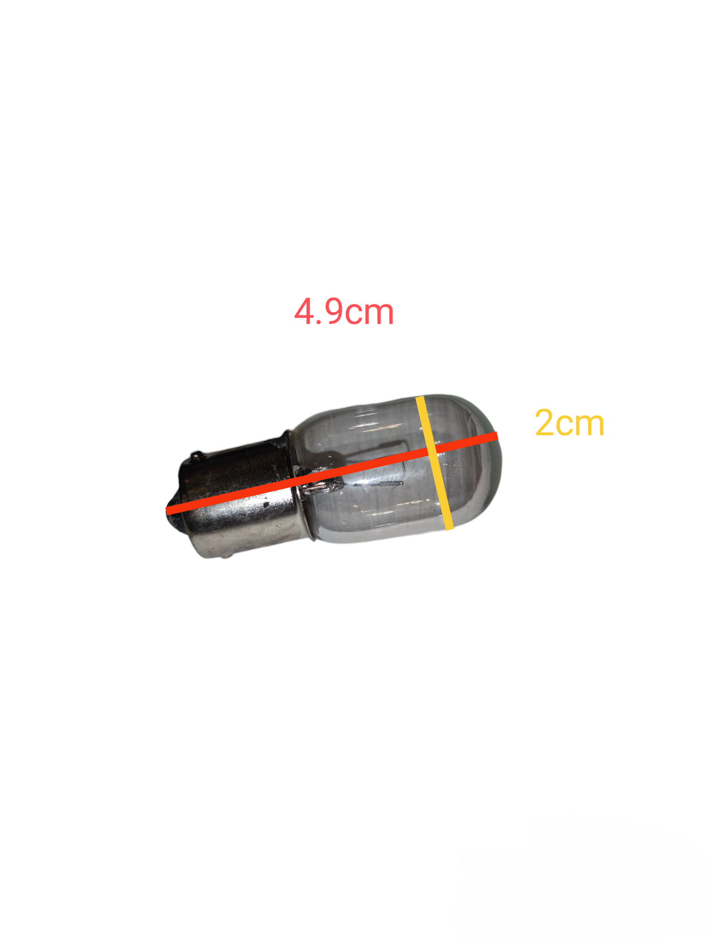 Machine Bulb B15 Single Contact 12V 6W