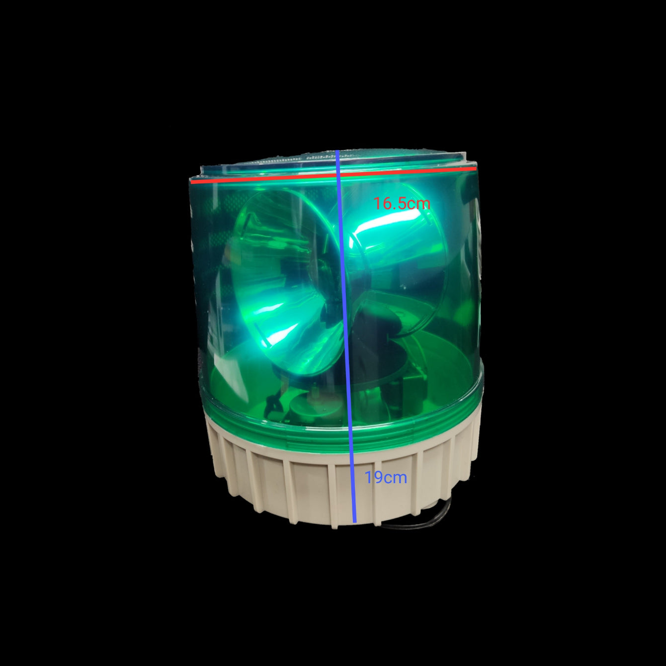 Revolving Lights Green 220V 40W Big, Warning Light 220V Emergency Warning Light