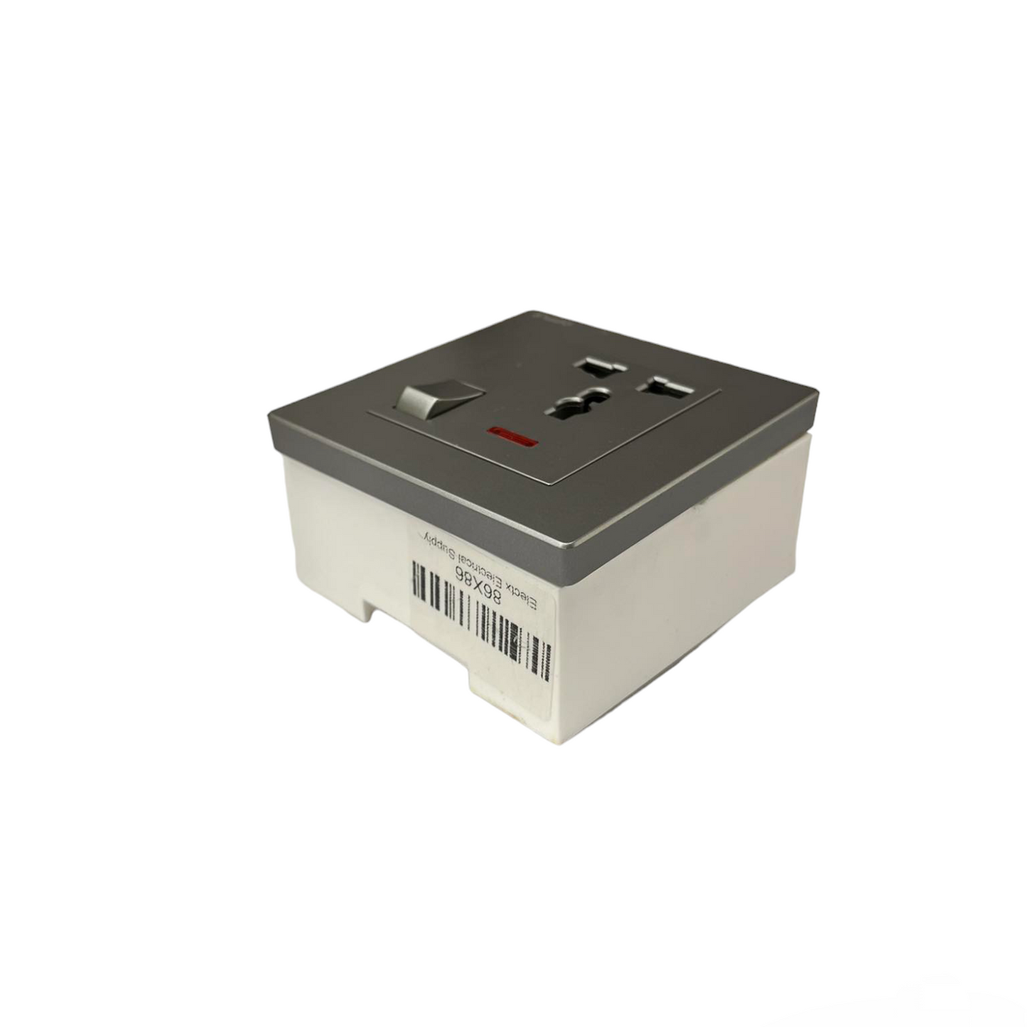 Opple Universal Outlet with Ground 16A 220V with Indicator and Switch Control and Utility Box Gray 16A 220V F021691A 86 x 86