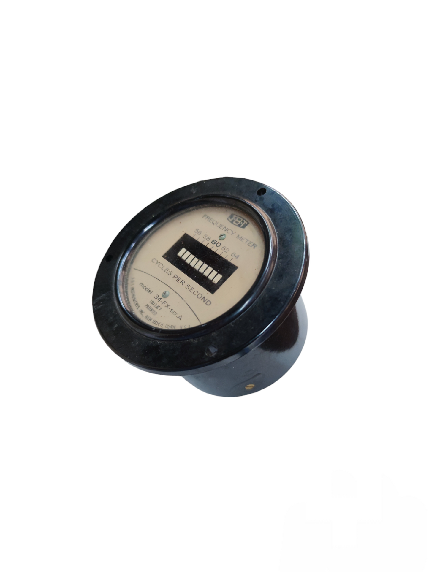 Denko frequency meter 100-130V with analog dial for measuring electrical frequency