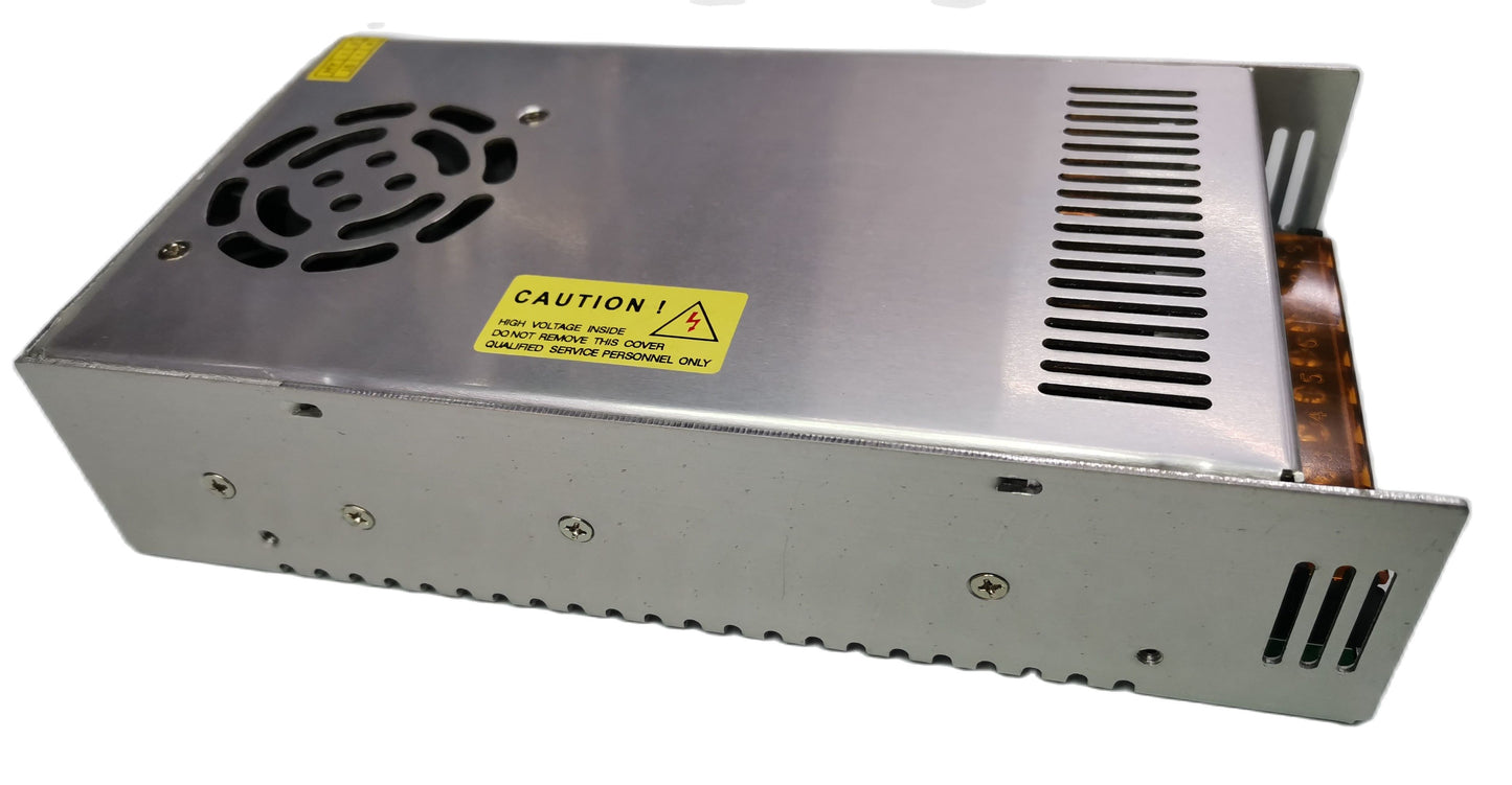 ZwitseRise metal enclosure Power Supply 12V 50A with cooling fan and ventilation slots