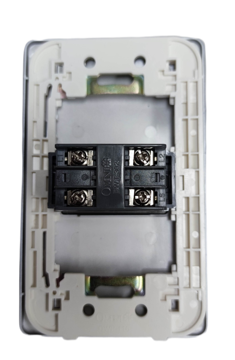 Omni designer telephone outlet graphite electrical switch component with mounting frame