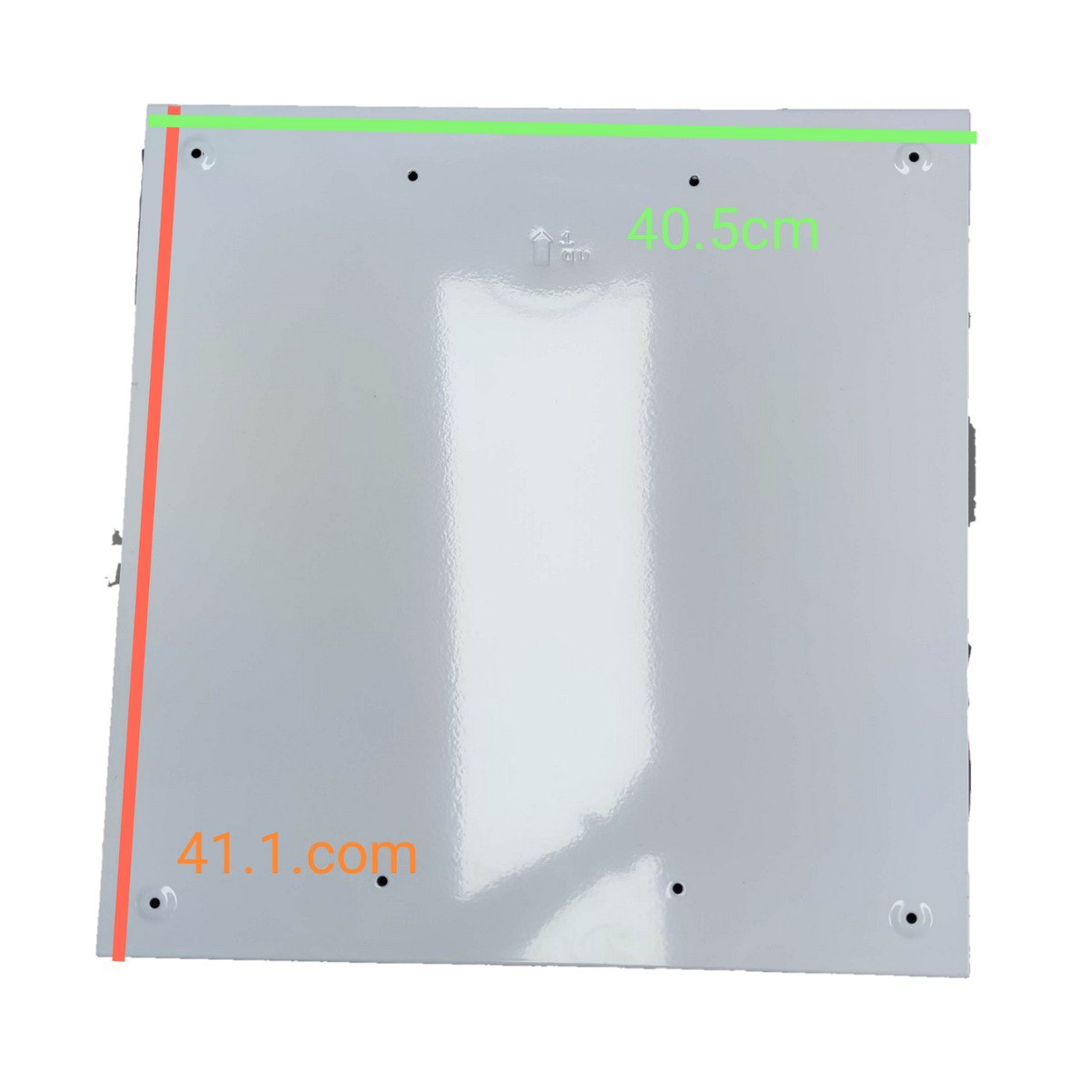 1Pole Miniature 32 Ways Distribution Box by Himel and ZY with white metal casing and mounting holes