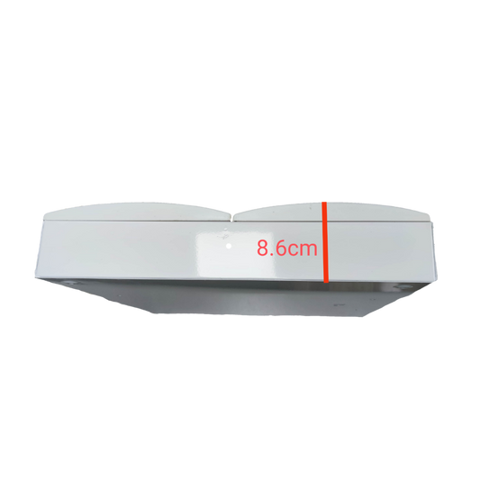Himel and ZY 1Pole Miniature 32 Ways Distribution Box in white with compact design and 8.6cm width