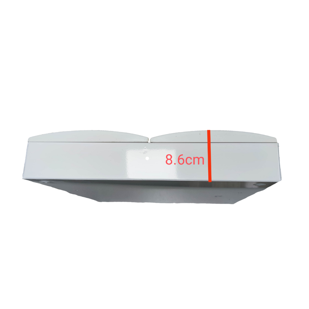 Himel and ZY 1Pole Miniature 32 Ways Distribution Box in white with compact design and 8.6cm width