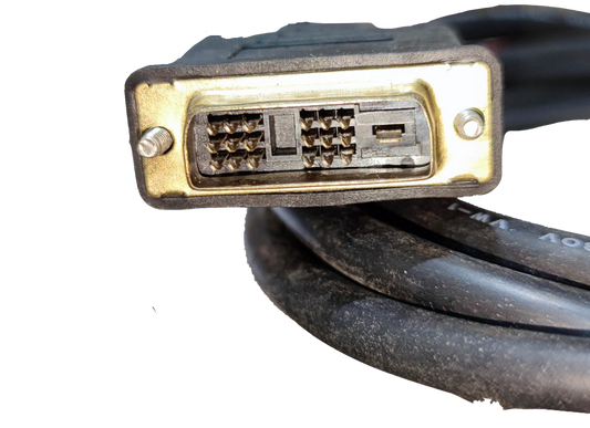 DVI to DVI Cord Connectors with Gold-Plated Pins for Reliable Signal Transmission