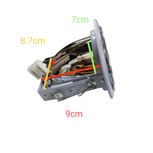 Firefly E27 reflector downlight for home with a compact design and easy installation dimensions