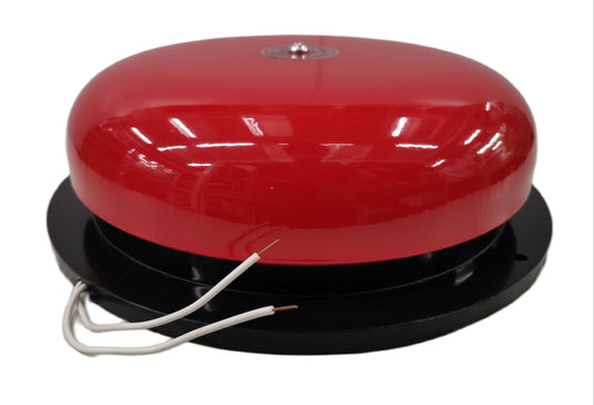 Hallo Round Bell 10" 220V Red ( Japan), Round Bell 250mm 220V