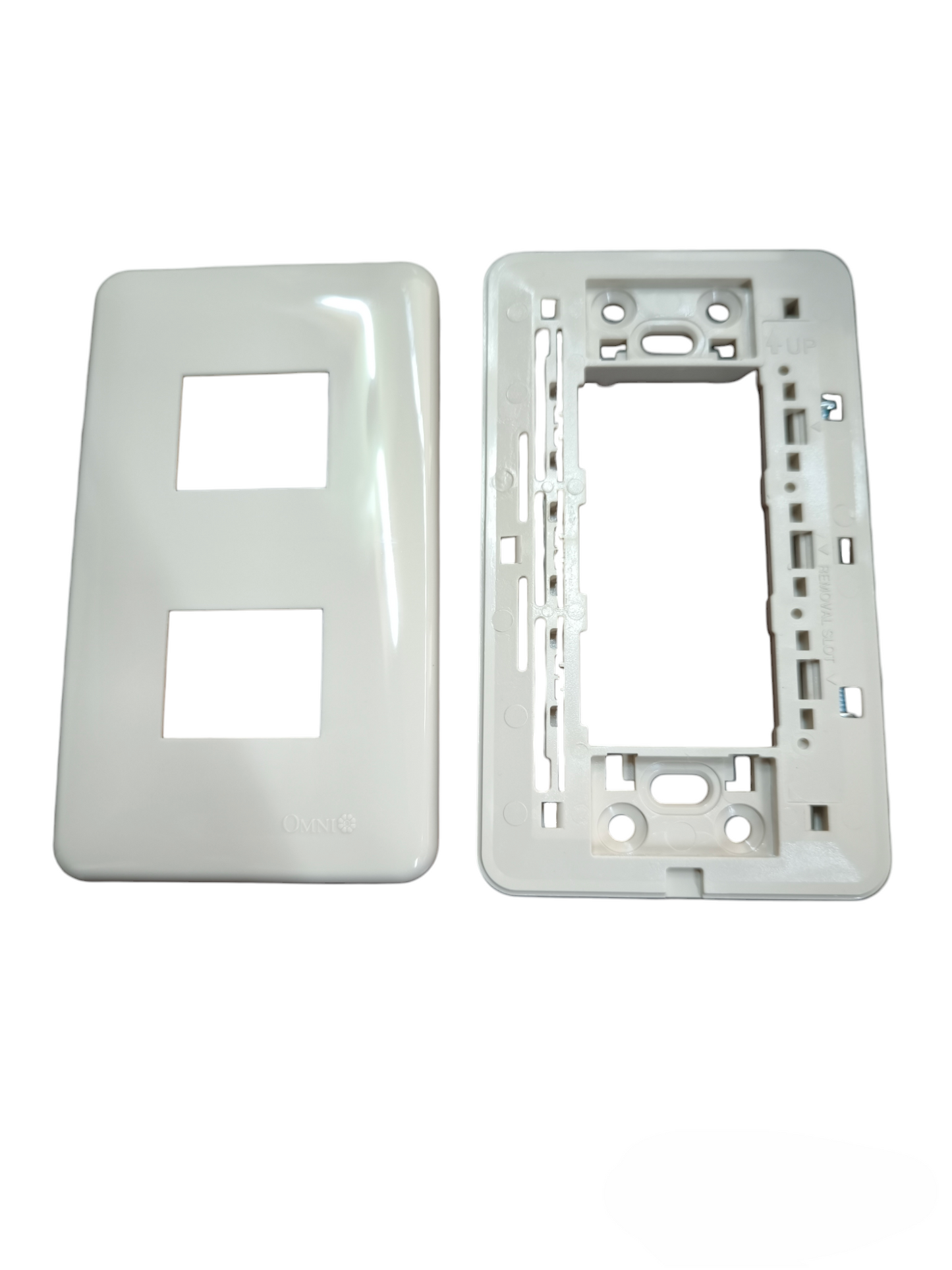 Omni 2 Gang Plate Cover Classic Series WEP-102