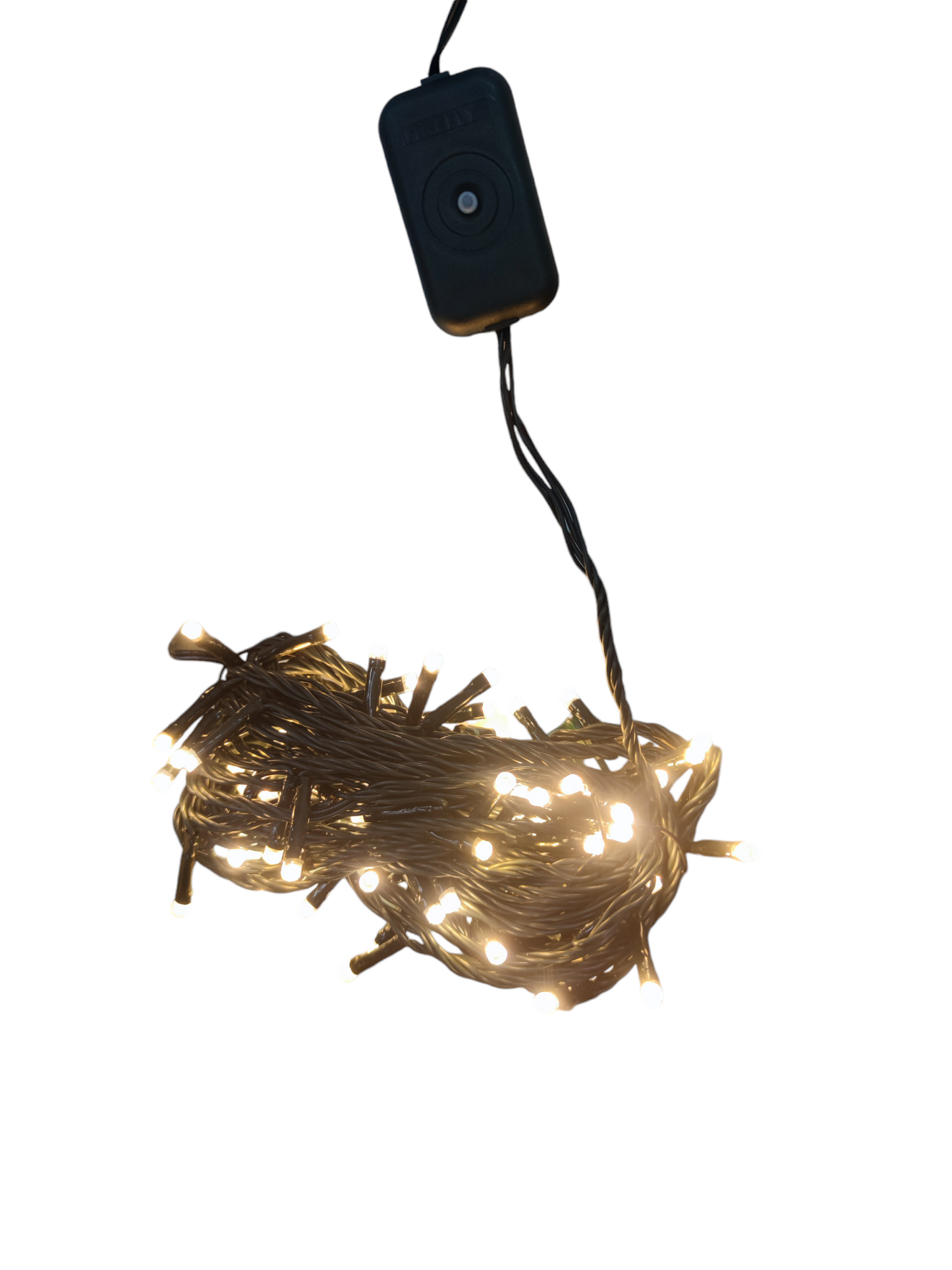 Firefly LED Christmas Light 100 Light 7 Meters 4 Effects Warm White 220V Green Wire, String Light 100 LED Bulb