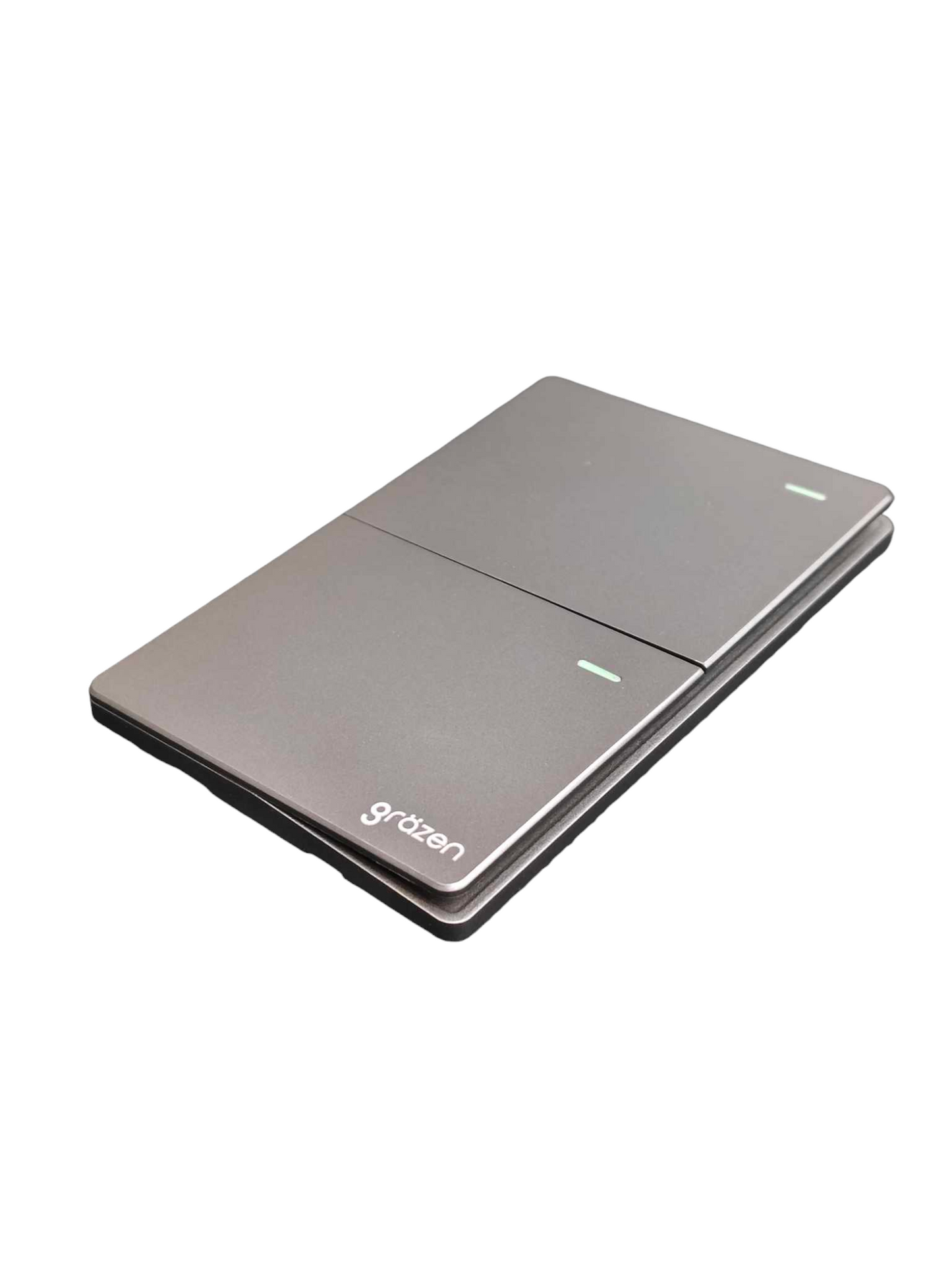 Grazen 2 Gang 3 Way Switch 16A 220V with Plate Cover Model GW-004 Grey