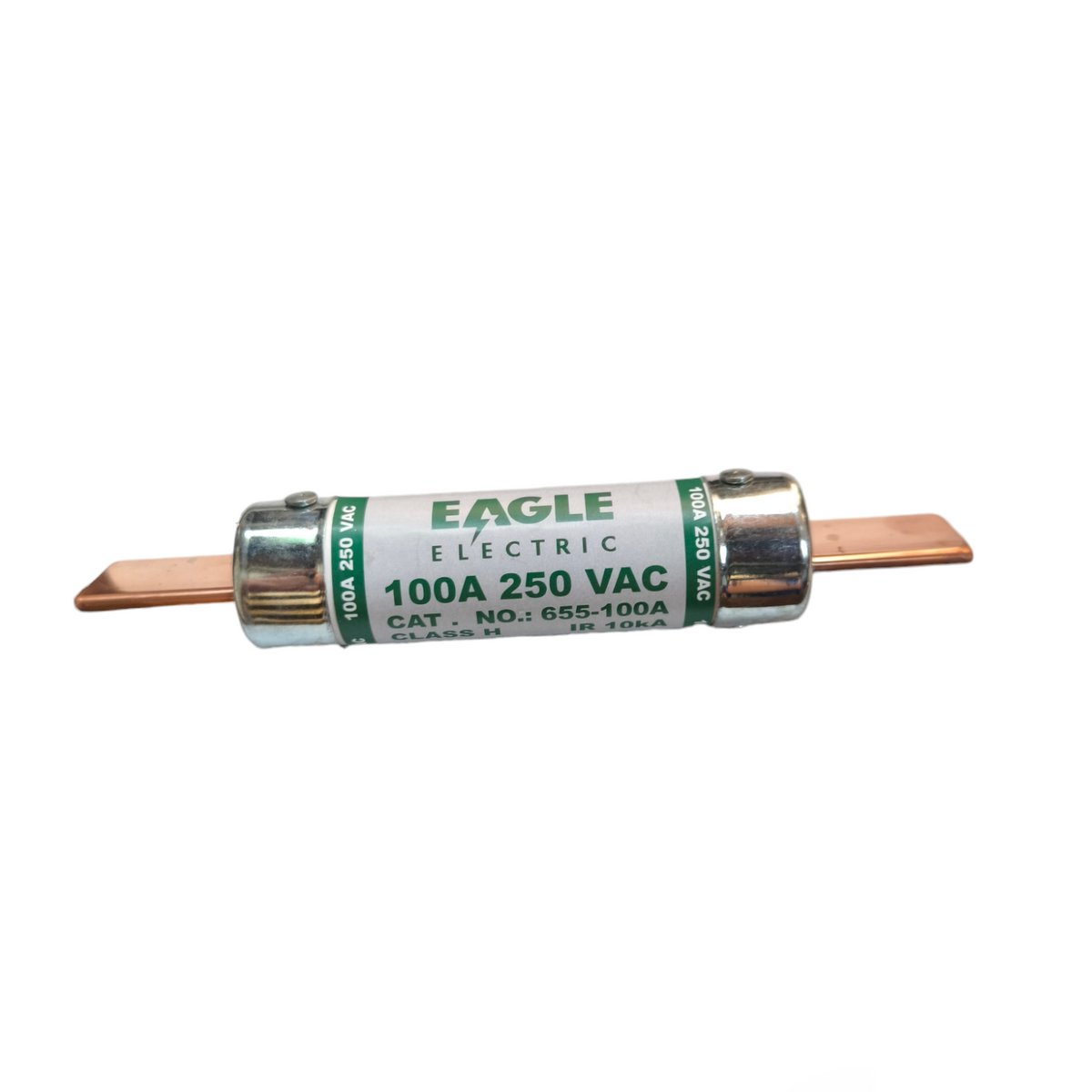 Eagle 100A Non- Renewable Fuse with 250 VAC rating and copper terminals for electrical protection