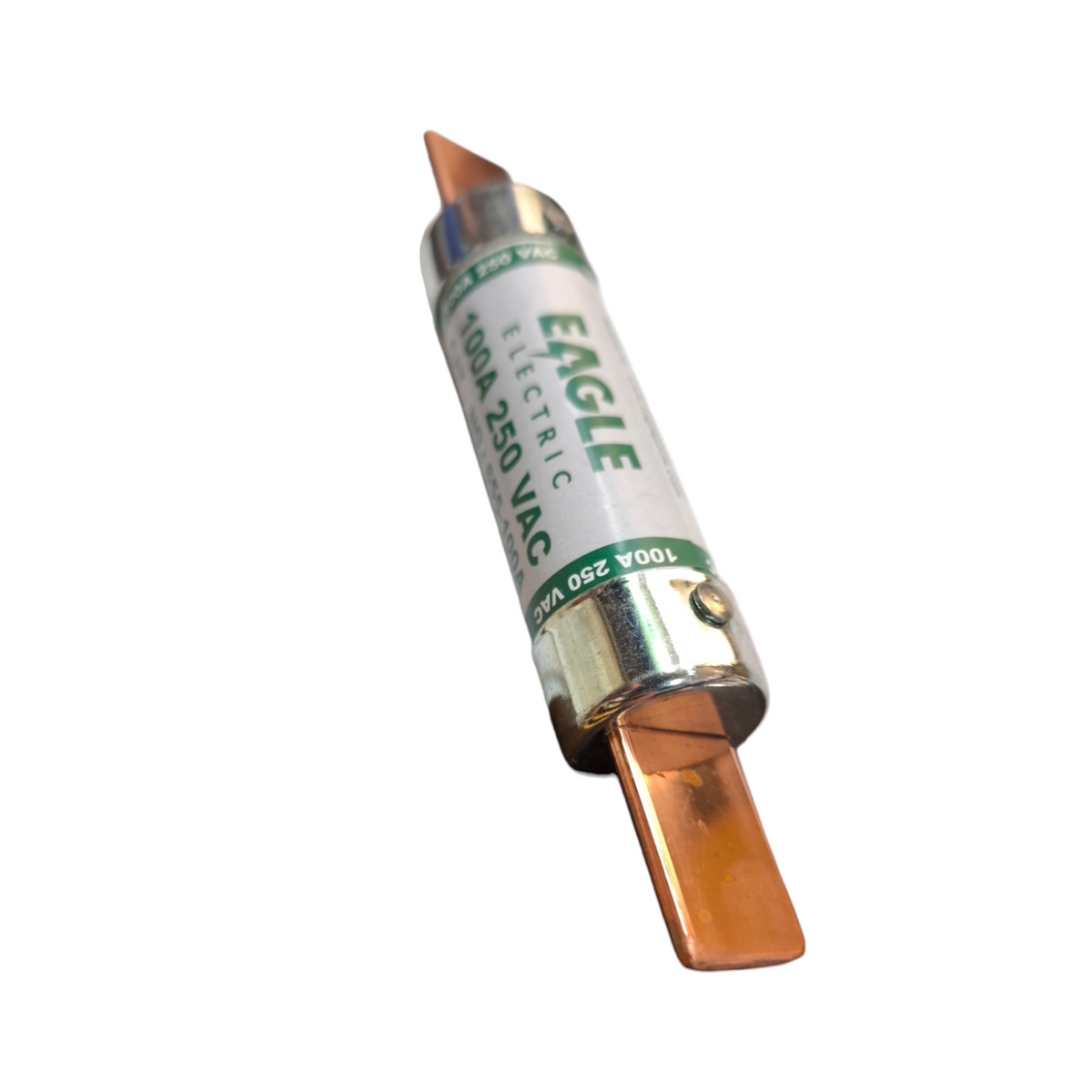 Eagle 100A Non- Renewable Fuse electrical component with copper terminals for circuit protection