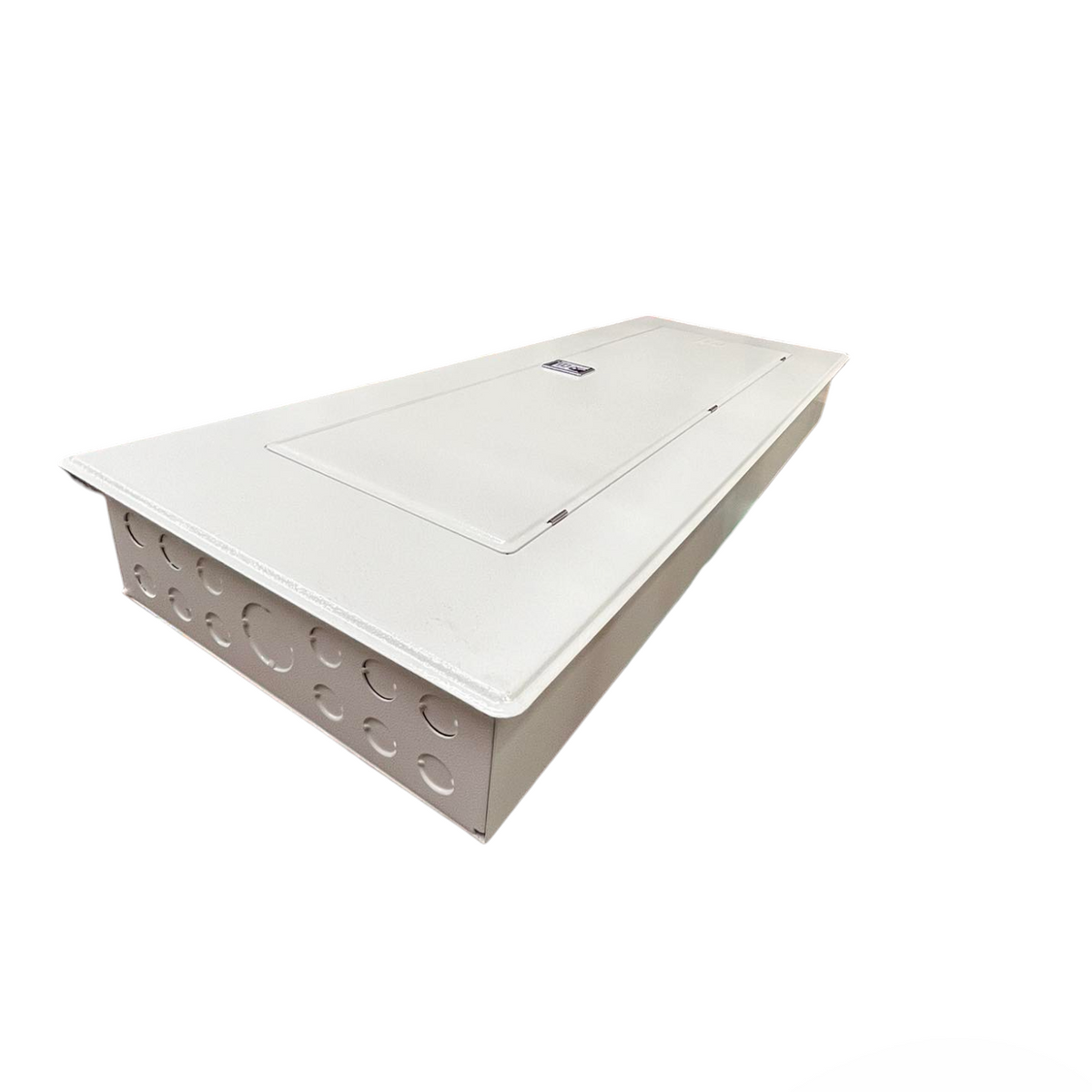 Koten 250 amp 2 pole main breaker panel recessed white metal electrical box with removable cover