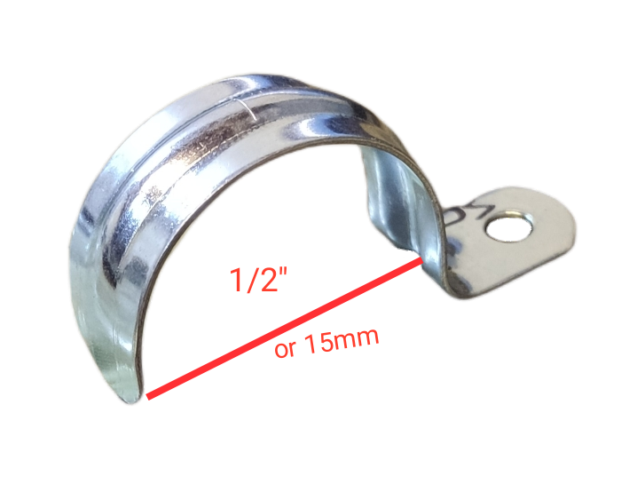 Metal Clamp Single Hole , 1/2" Metal Clamp, 3/4" Metal Clamp, 1" Metal Clamp, Metal Clamp 1 1/4", Metal Clamp 1 1/2", Metal Clamp 2", Metal Clamp 3", Malleable Clamp