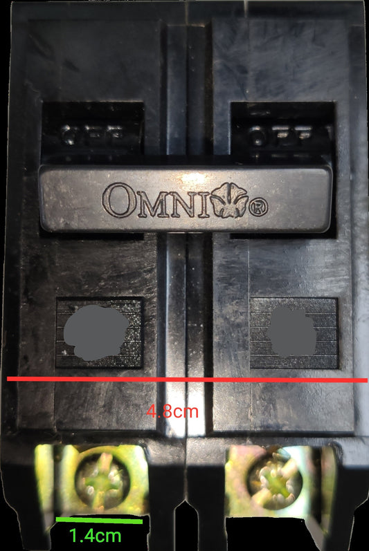 Omni 15A Circuit Breaker Plug-in Type 2Pole 15A 2P Circuit Breakers