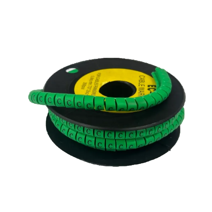 Grippes EC-3G cable marker set 350pcs in green for organized cable management solutions