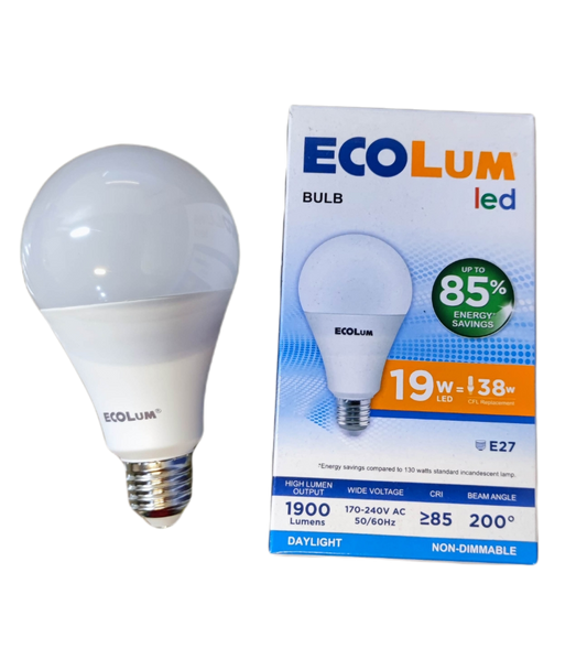 Ecolum 19W LED Bulb 220V E27 Daylight