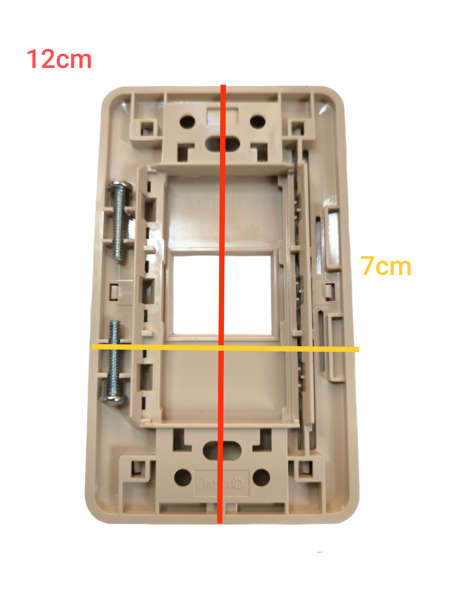 Omni 1 Gang Plate Cover Classic WEP-101