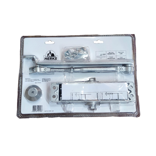 Herks Hydraulic Door Closer 40-65KG, 65KG Door Closer 950mm Maximum Door Wide 180 Degree Angle