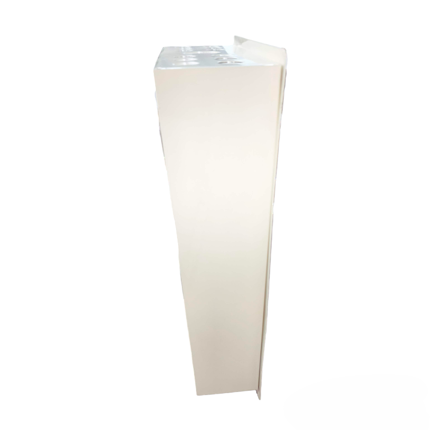 White Koten electrical trunking panel vertical with top knockouts 12 Branches 2 Pole HPH Bolt On Flush Type