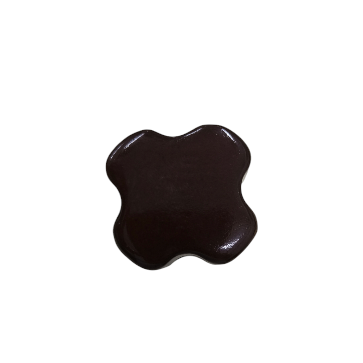 Local electrical ball insulator part with dark smooth surface for electrical circuitry use