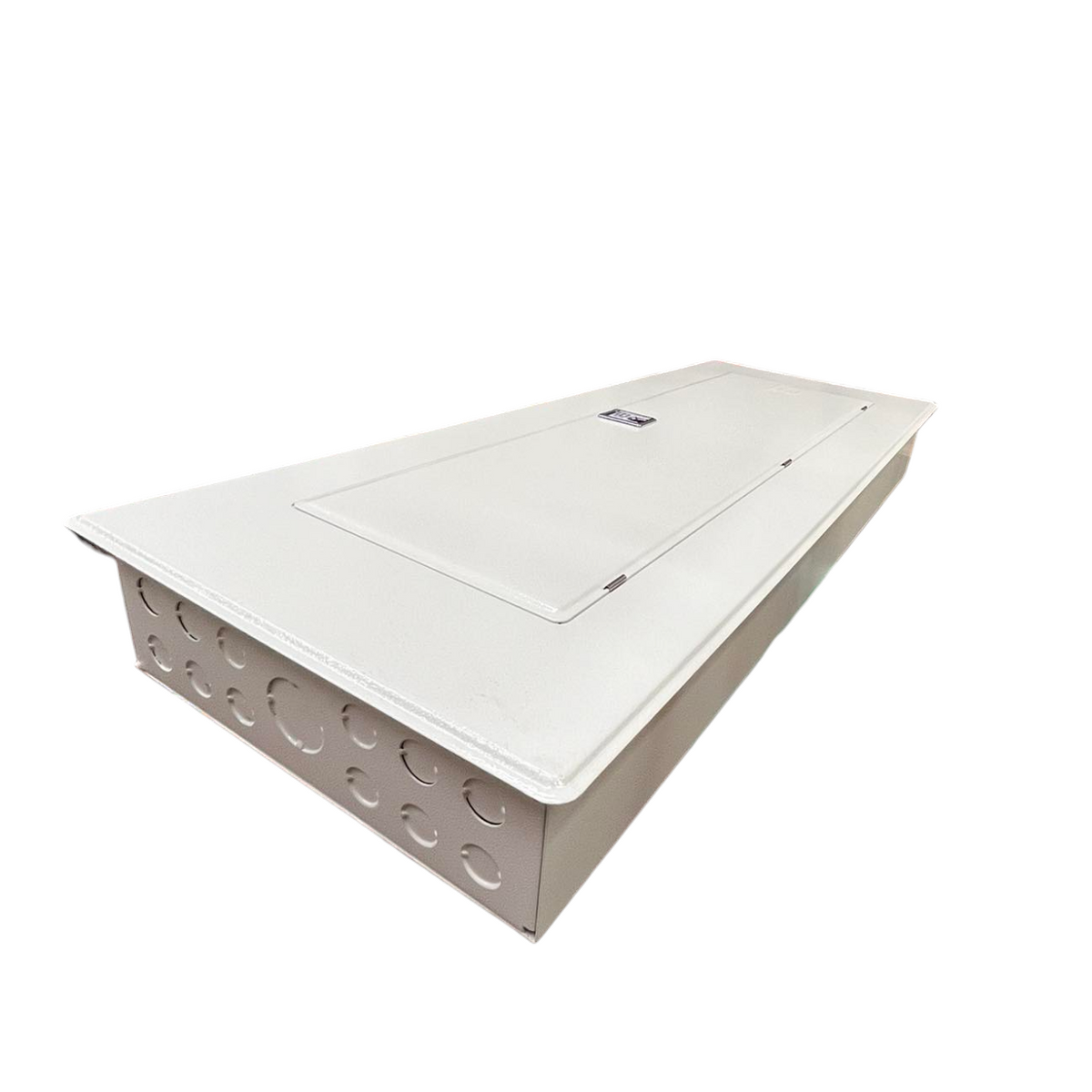 Koten 200A Panel Board 20 Branches 2P Bolt on white metal distribution panel with flush cover and conduit knockouts