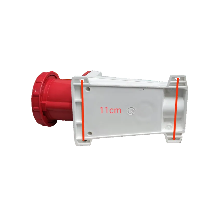 Grippes Electx Electrical Supply Power Point with Red Connector and 11cm Dimensions for Secure Use