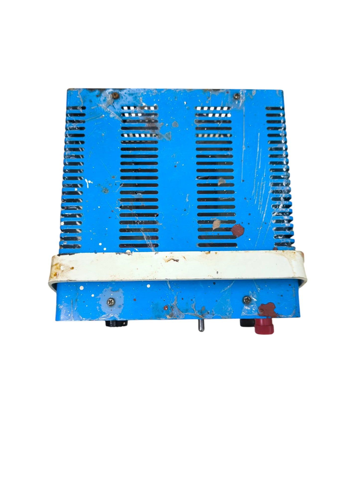 Dectron 300W Inverter and Battery Charger in blue metal casing with ventilation slots