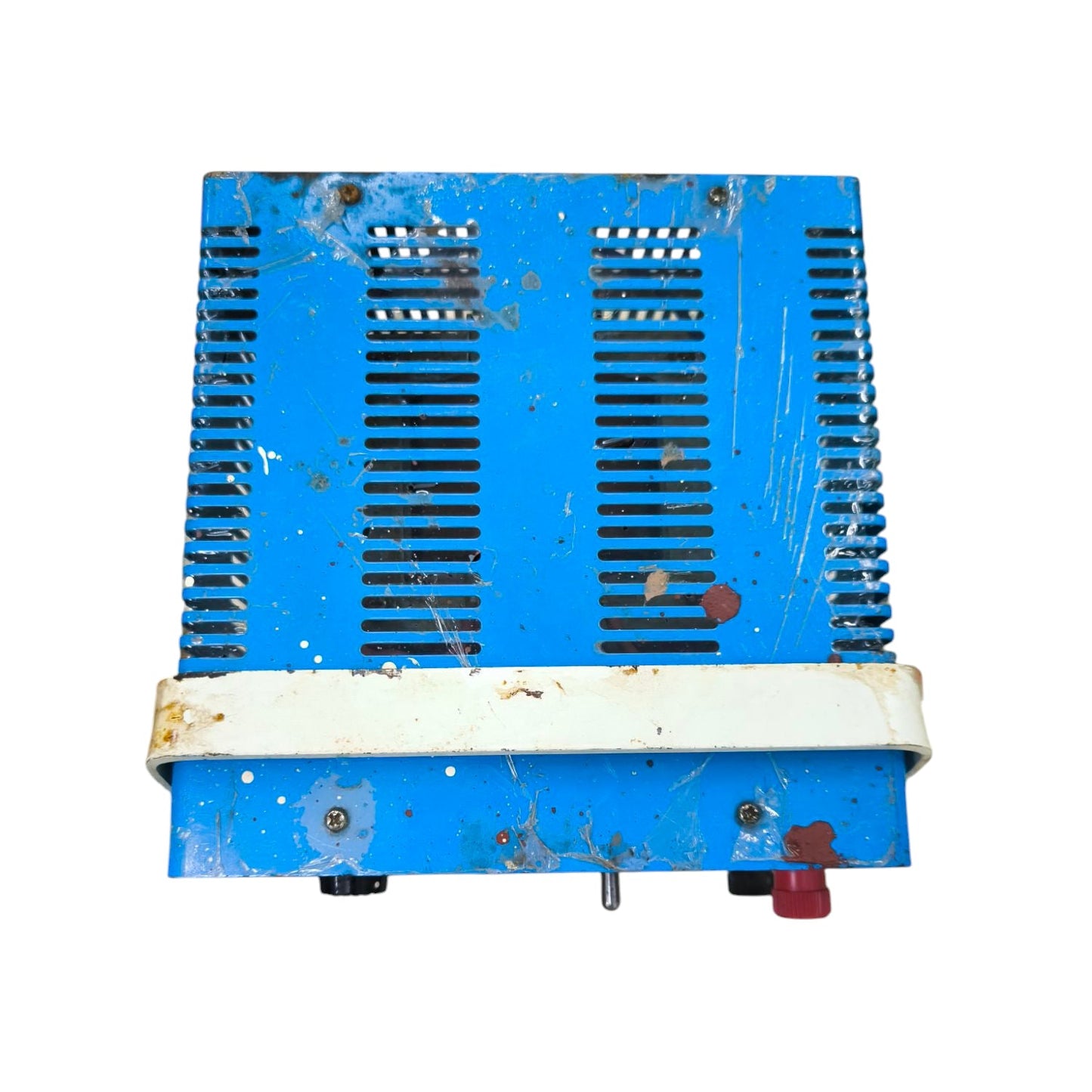 Dectron 300W Inverter and Battery Charger in blue metal casing with ventilation slots