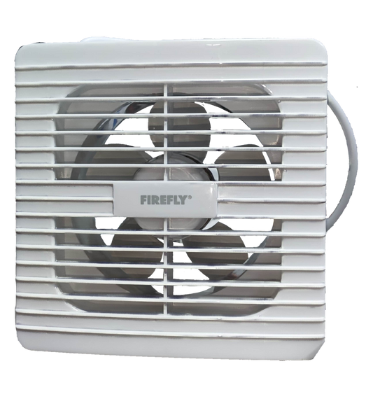 Firefly Exhaust Fan 6" 220V Wall Type with Shutter, Exhaust Fan 6 Inches 220V FEFW22/06W