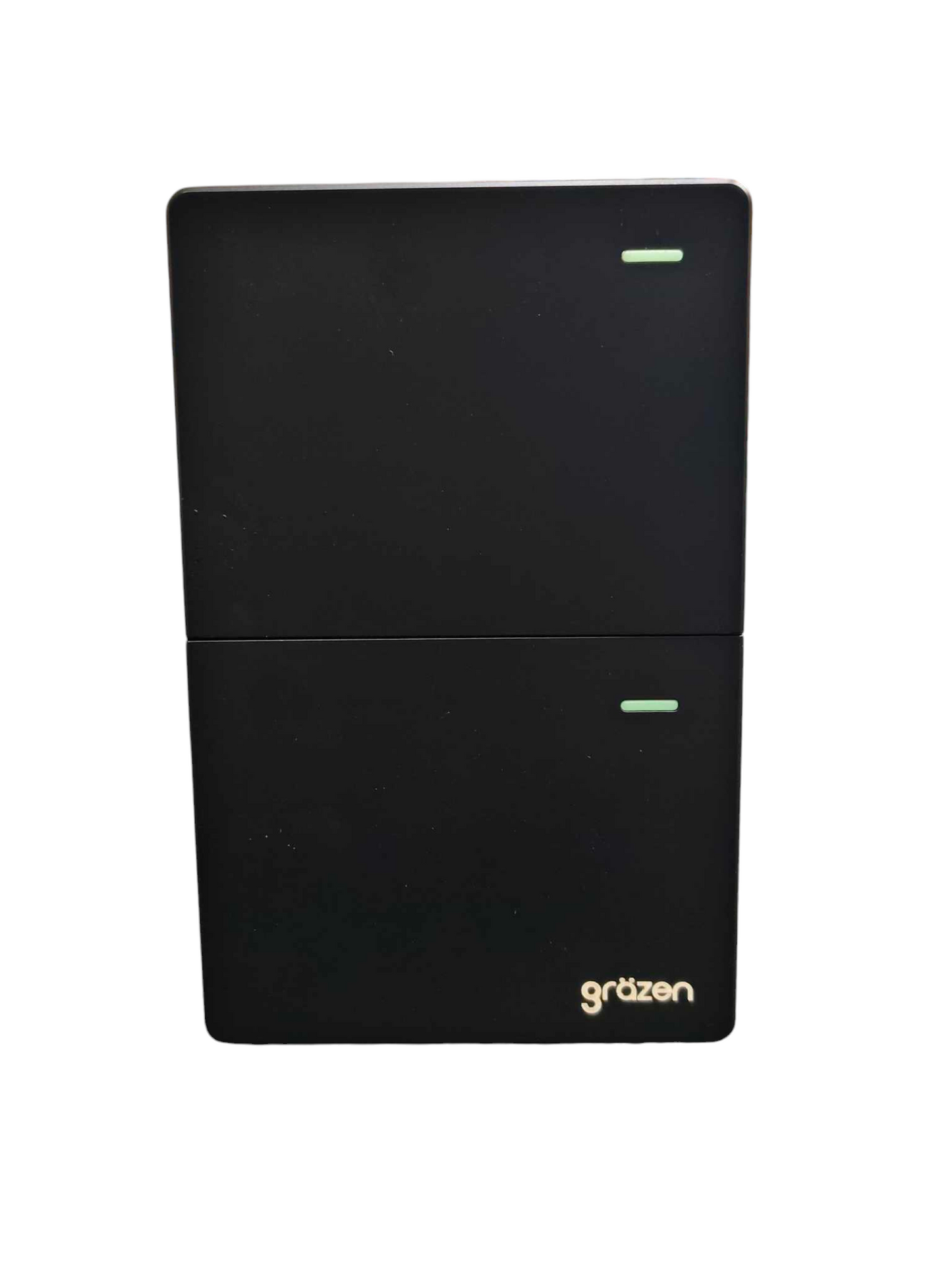 Grazen 2 Gang 3 Way Switch 16A 220V with Plate Cover Model GW-004 Black