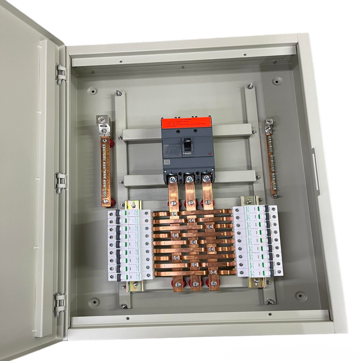 Panel Board Main EZC250F 125A 3 Pole with 18 Branches 1 Pole IC60N Schneider Breakers