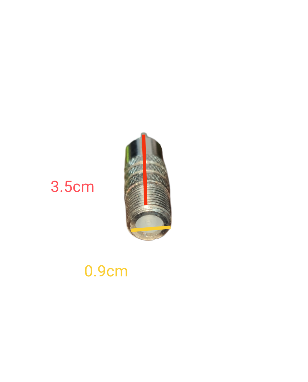 RCA Plug to F Jack Adaptor