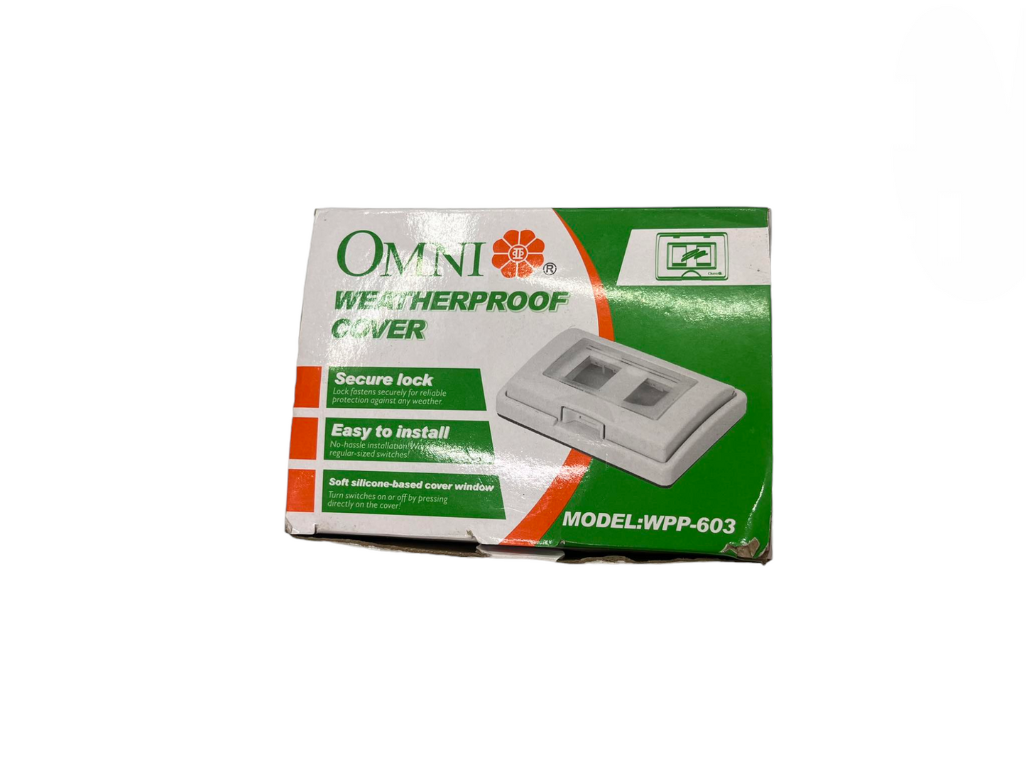 Omni Weather Proof Plate Cover for 1-3 Gang Wide Series Device WPP-603