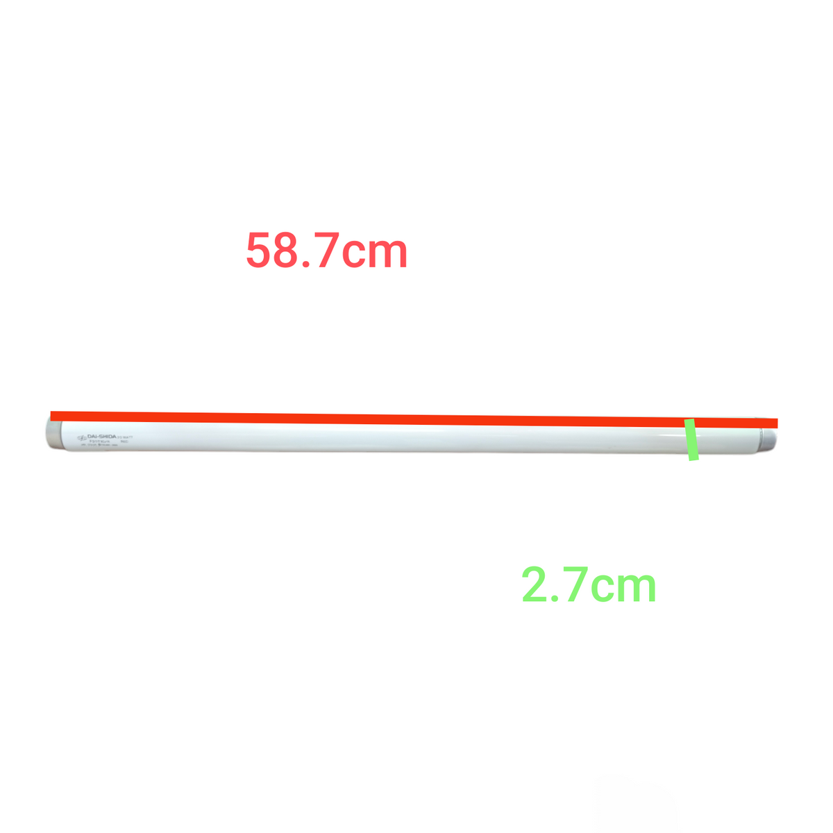 Dai-Shida 20W T10 Fluorescent Tube Red