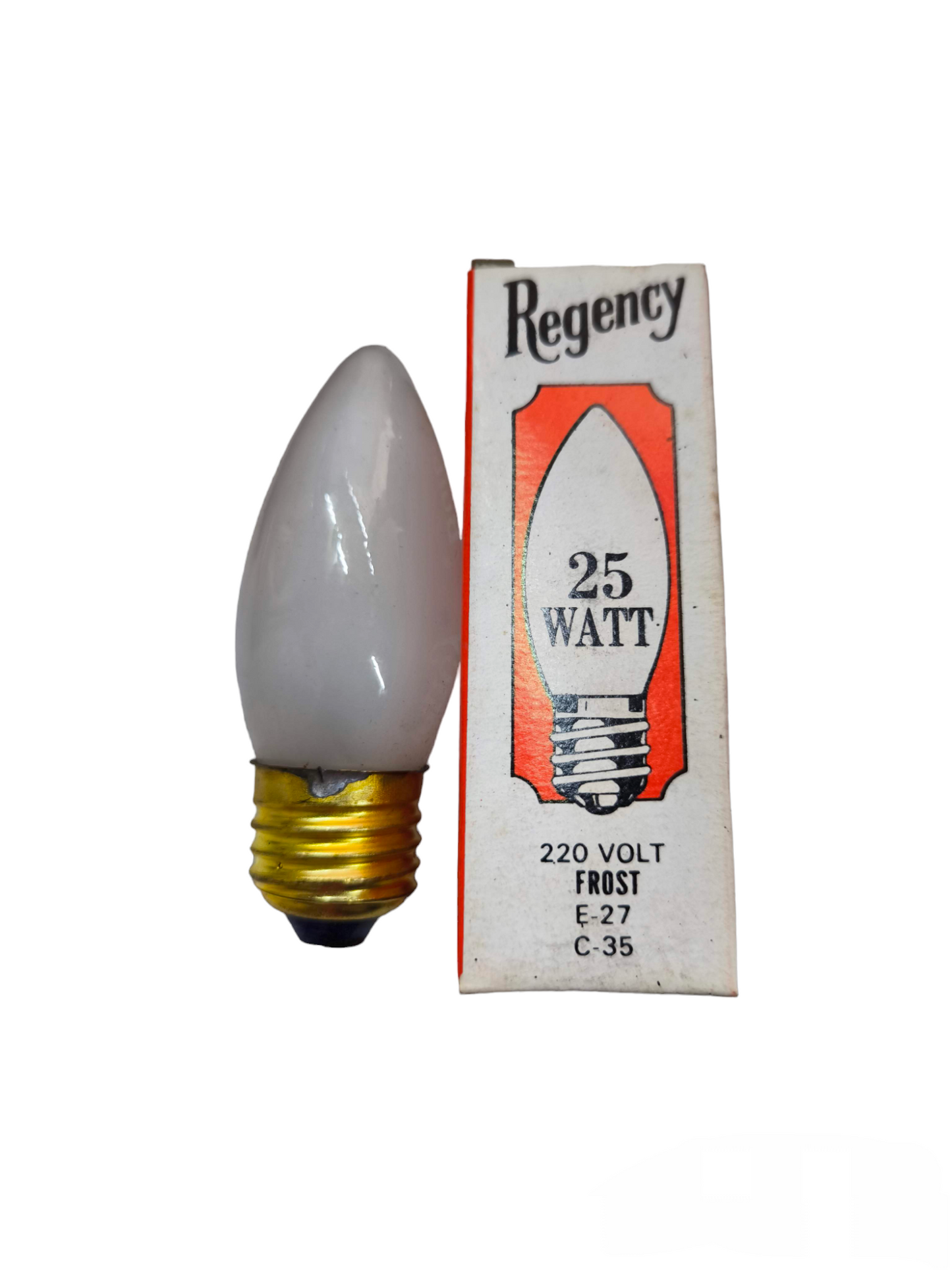 Regency Candle Bulb E27 220V Available in 25W or 40W Clear or Frosted