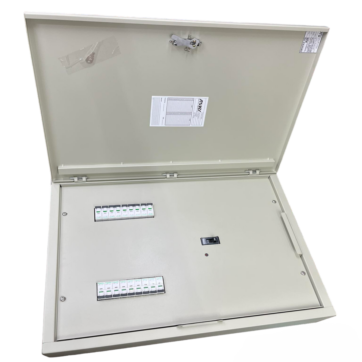 Panel Board Main EZC250F 125A 3 Pole with 18 Branches 1 Pole IC60N Schneider Breakers